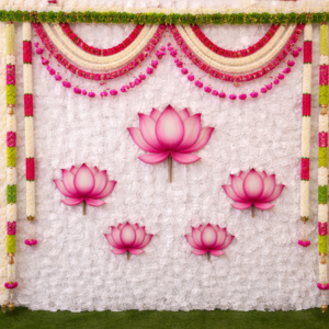Lotus Theme Backdrop Set