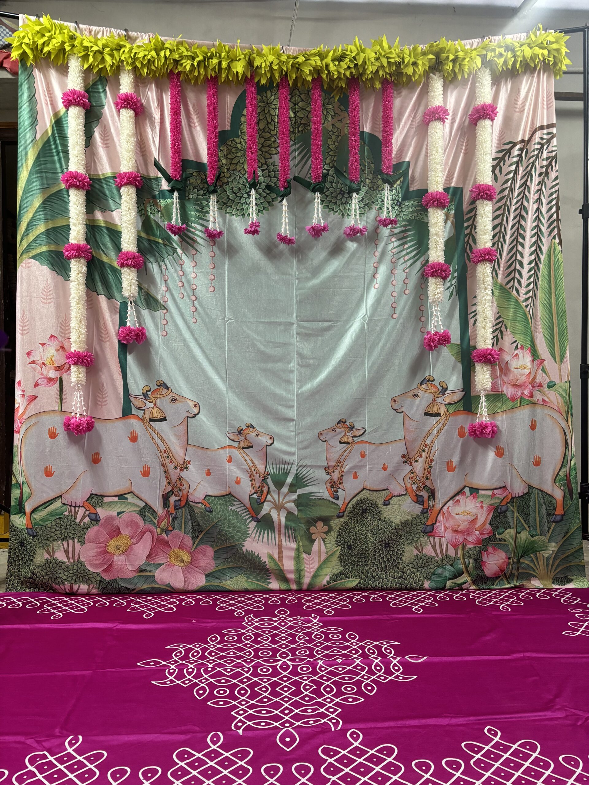 cow backdrop set