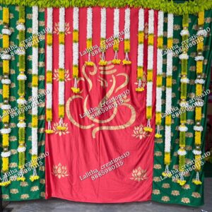 Vinayaka Backdrop Set