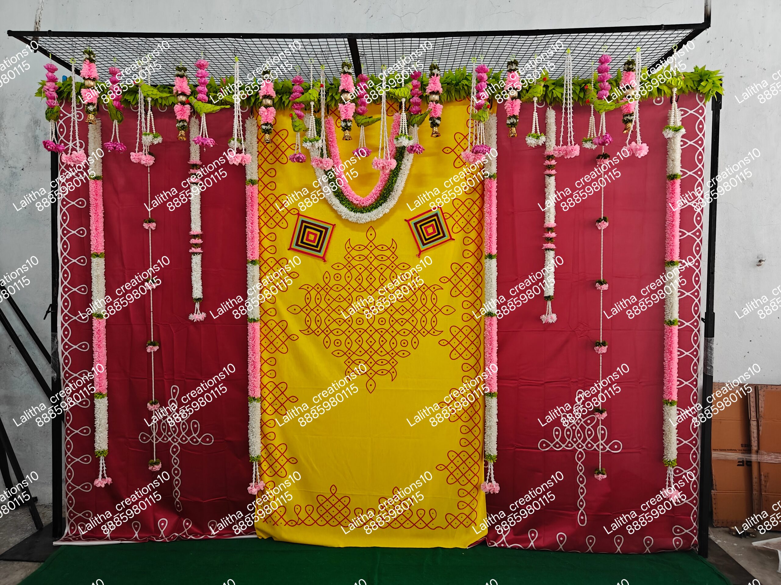 Sreemantham Backdrop Set