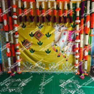 Sreemantham Backdrop Set