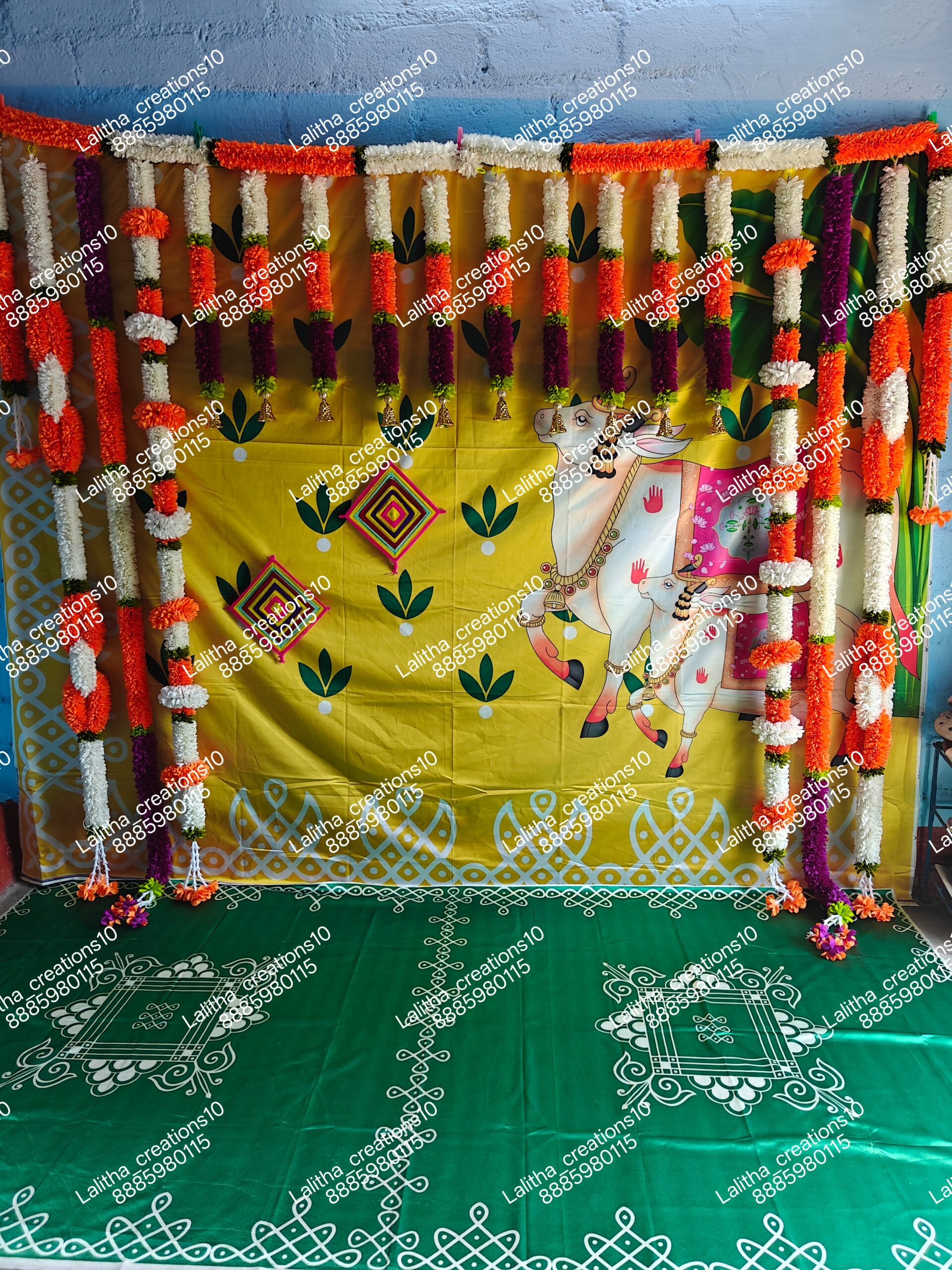 Sreemantham Backdrop Set