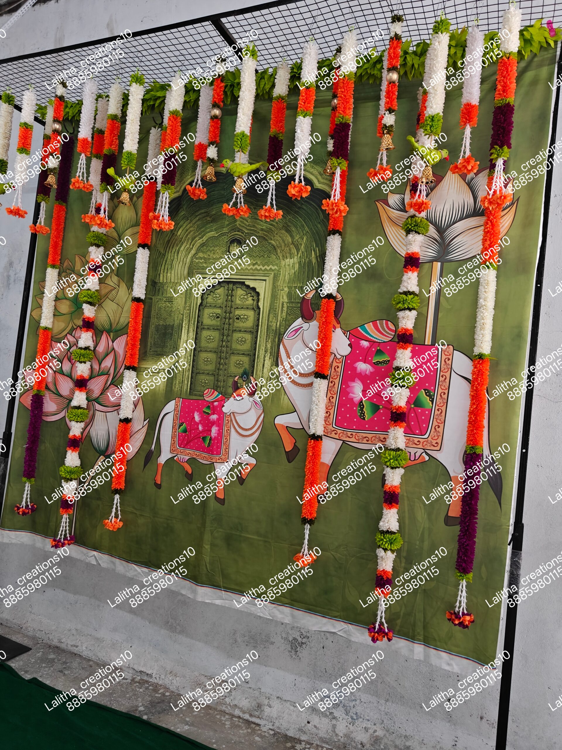 Sreemantham Backdrop Set