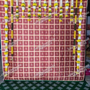 House warming back drop set