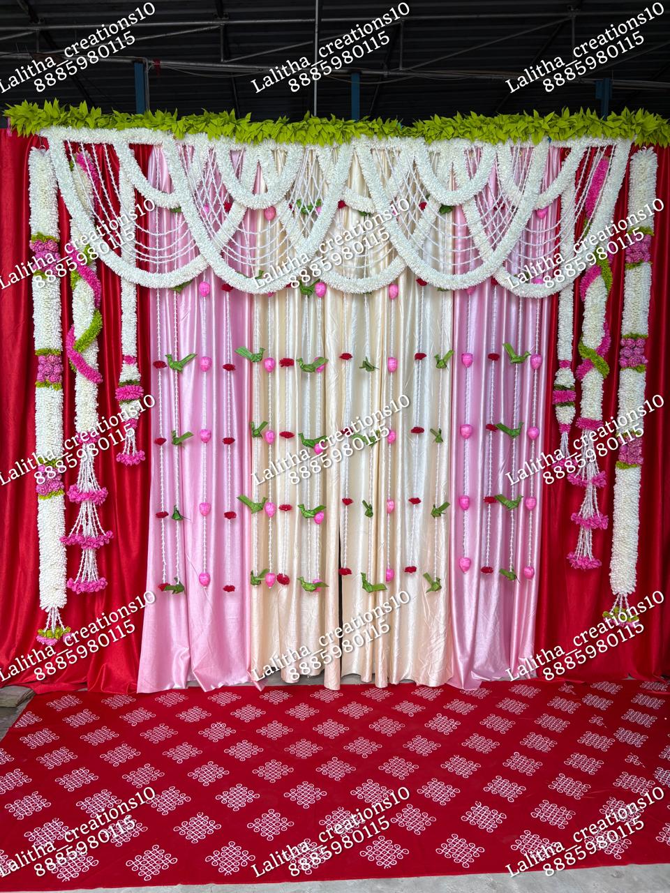 Sreemantham Backdrop Set